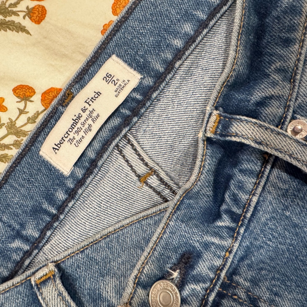 Abercrombie & Fitch Light Blue Denim Jeans